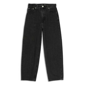 Levi's Balloon Leg Cropped Jeans in Black Book Size 28